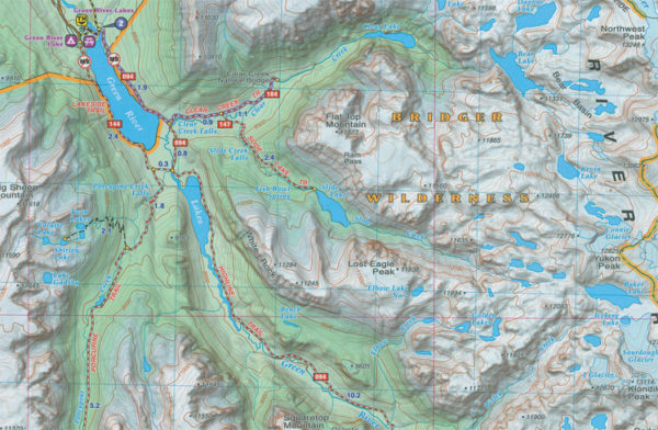 Wind River Range Map – 5th Edition | Rocky Mountain Maps & Guidebooks