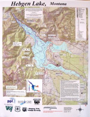 Hebgen Lake - Rocky Mountain Maps & Guidebooks